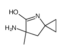 6-amino-6-methyl-4-azaspiro[2.4]heptan-5-one Structure