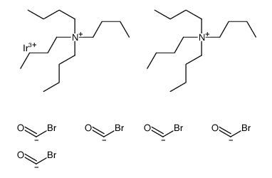 bis(tetrabutylammonium) pentabromocarbonyliridate Structure