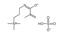 trimethyl[3-[(2-methyl-1-oxoallyl)amino]propyl]ammonium hydrogen sulphate结构式