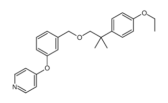 4-[3-[[2-(4-ethoxyphenyl)-2-methylpropoxy]methyl]phenoxy]pyridine Structure