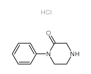 1-phenylpiperazin-2-one,hydrochloride Structure