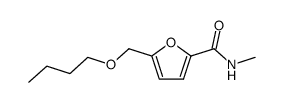 5-butoxymethyl-furan-2-carboxylic acid methylamide结构式