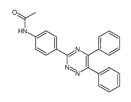 N-[4-(5,6-diphenyl-[1,2,4]triazin-3-yl)-phenyl]-acetamide Structure