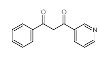 1,3-Propanedione,1-phenyl-3-(3-pyridinyl)- Structure