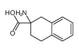 (s)-2-amino-1,2,3,4-tetrahydro-2-naphthalenecarboxylic acid Structure