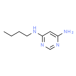 N4-butyl-pyrimidine-4,6-diyldiamine结构式