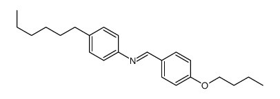 1-(4-butoxyphenyl)-N-(4-hexylphenyl)methanimine Structure