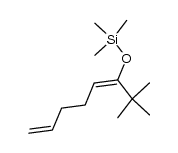 (E)-((2,2-dimethylocta-3,7-dien-3-yl)oxy)trimethylsilane Structure