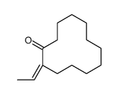 2-ethylidenecyclododecan-1-one结构式