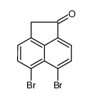 5,6-dibromo-2H-acenaphthylen-1-one Structure