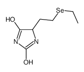 5-[2-(Ethylseleno)ethyl]hydantoin Structure