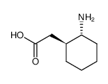 trans-2-aminocyclohexylacetic acid结构式