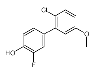 4-(2-chloro-5-methoxyphenyl)-2-fluorophenol Structure