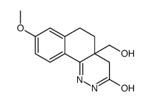 4a-(hydroxymethyl)-8-methoxy-2,4,5,6-tetrahydrobenzo[h]cinnolin-3-one结构式