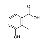 4-Pyridinecarboxylicacid,1,2-dihydro-3-methyl-2-oxo-(9CI) Structure