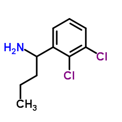 1-(2,3-Dichlorophenyl)-1-butanamine Structure