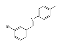 N-(3-bromobenzylidene)-4-methylaniline Structure