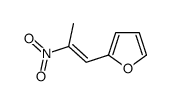 2-[(1E)-2-Nitro-1-propen-1-yl]fur Structure