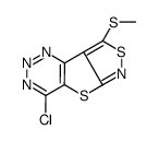 4-chloro-8-methylsulfanyl-[1,2]thiazolo[1,2]thieno[3,4-b]triazine Structure