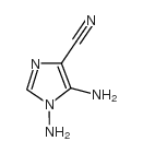 1,5-DIAMINO-4-CYANOIMIDAZOLE Structure