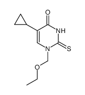 5-cyclopropyl-1-(ethoxymethyl)-2-thioxo-2,3-dihydropyrimidin-4(1H)-one结构式