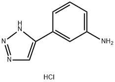 3-(1H-1,2,3-triazol-4-yl)aniline dihydrochloride Structure