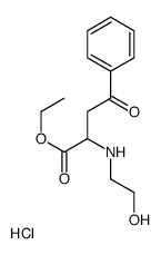 (1-ethoxy-1,4-dioxo-4-phenylbutan-2-yl)-(2-hydroxyethyl)azanium,chloride Structure