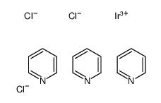 pyridine,trichloroiridium Structure