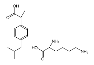 (R)-(-)-Ibuprofen (S)-(+)-Lysinate结构式