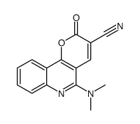 5-(dimethylamino)-2-oxopyrano[3,2-c]quinoline-3-carbonitrile Structure