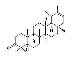 (18α,19α)-5α-Urs-20-en-3-one结构式