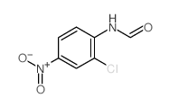 Formamide,N-(2-chloro-4-nitrophenyl)- Structure