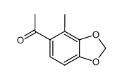 1-(4-methyl-benzo[1,3]dioxol-5-yl)-ethanone结构式