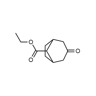 3-氧代二环[3.2.1]辛烷-8-羧酸乙酯结构式