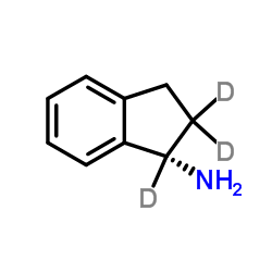 (S)-1-Aminoindane-d3 Structure