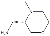 (S)-C-(4-Methyl-morpholin-3-yl)-methylamine structure