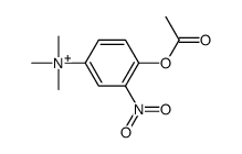 (4-acetyloxy-3-nitrophenyl)-trimethylazanium结构式