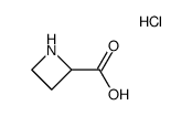 L-AZETIDINE-2-CARBOXYLIC ACID HCL Structure