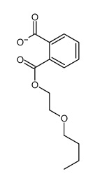 Phthalic acid hydrogen 1-(2-butoxyethyl) ester结构式