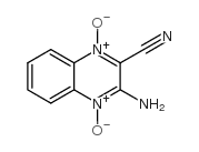 3-AMINO-2-QUINOXALINECARBONITRILE 1,4-DIOXIDE Structure