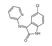 5-chloro-3-(pyridin-2-ylamino)indol-2-one Structure