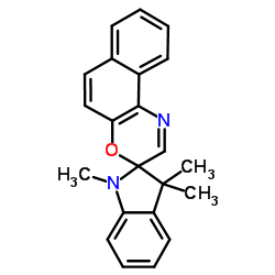 1,3,3-Trimethylindolinonaphthospirooxazine Structure