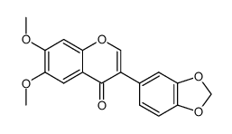 6,7-dimethoxy-3',4'-methylenedioxyisoflavone Structure