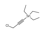 3-chloro-1-(triethylstannyl)propyne结构式