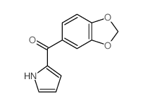 benzo[1,3]dioxol-5-yl-(1H-pyrrol-2-yl)methanone Structure