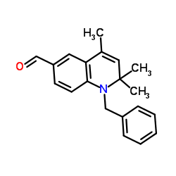 1-Benzyl-2,2,4-trimethyl-1,2-dihydro-6-quinolinecarbaldehyde Structure