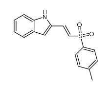 2-[(E)-2-(p-toluenesulfonyl)ethenyl]indole结构式