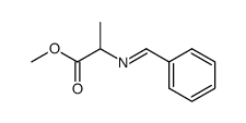 methyl 2-(benzylideneamino)propanoate结构式