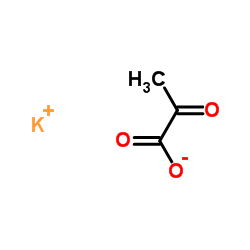 Potassium pyruvate Structure