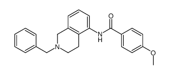 N-(2-benzyl-3,4-dihydro-1H-isoquinolin-5-yl)-4-methoxybenzamide Structure